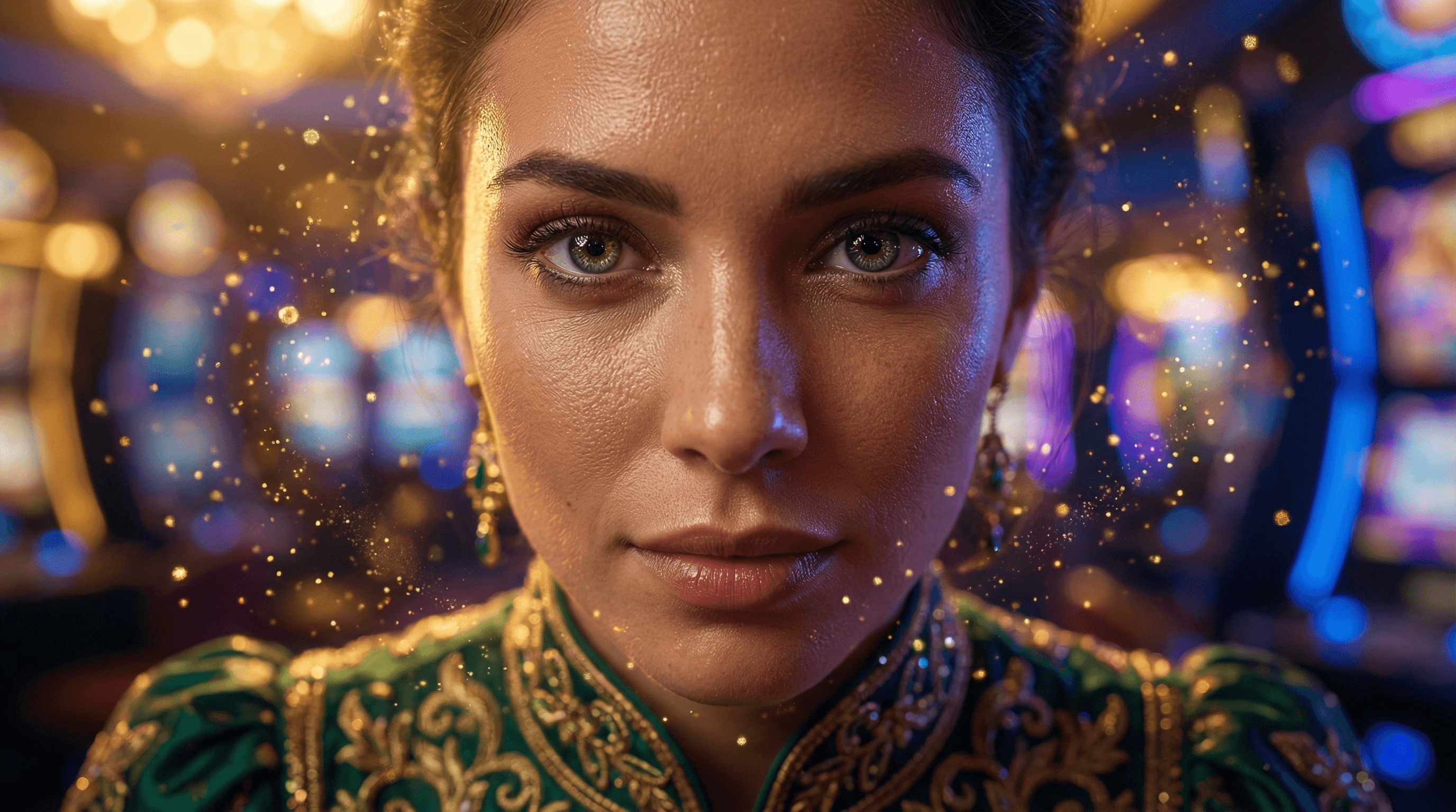 Casino, close-up portrait