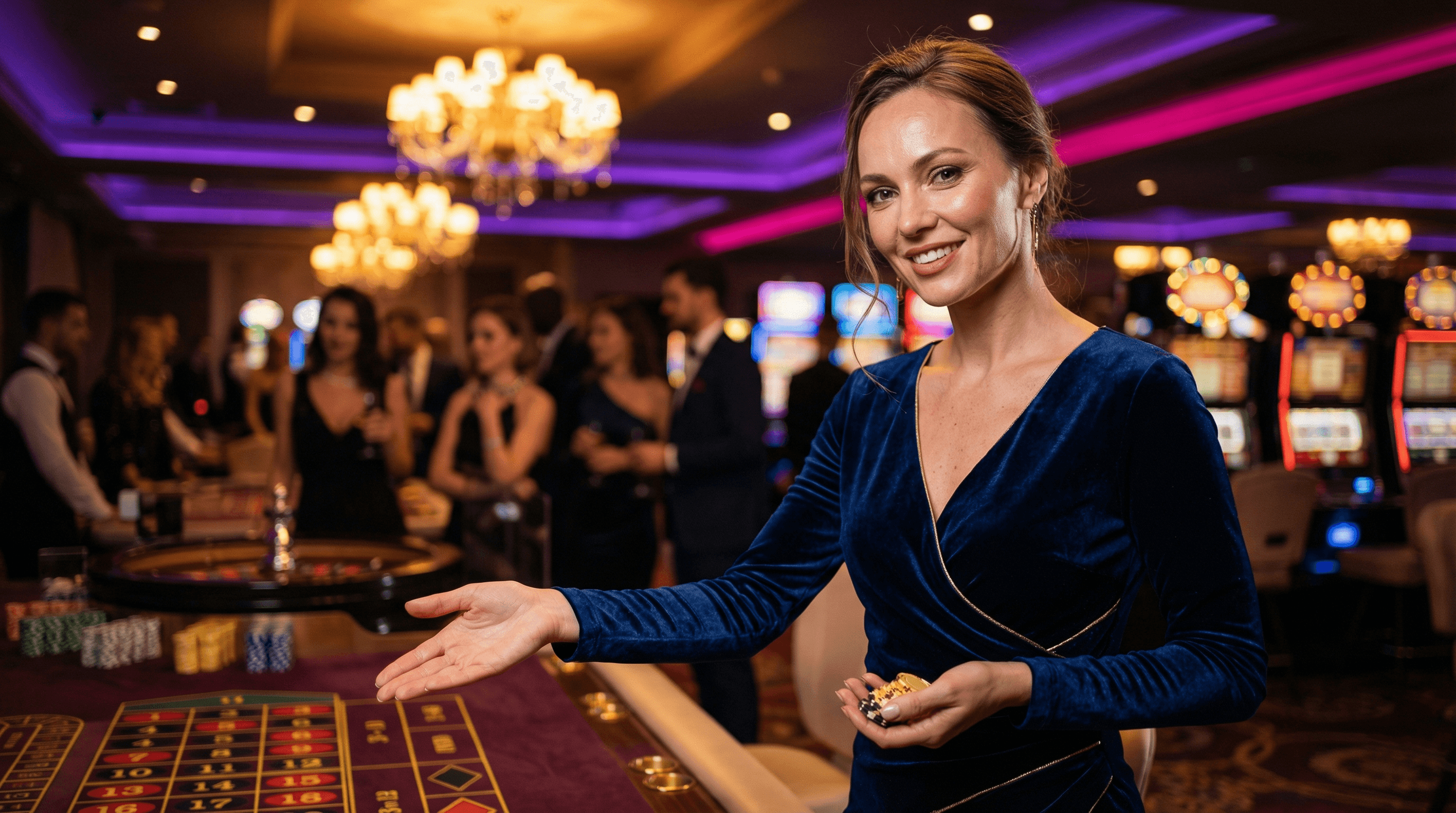 Casino, host on the floor