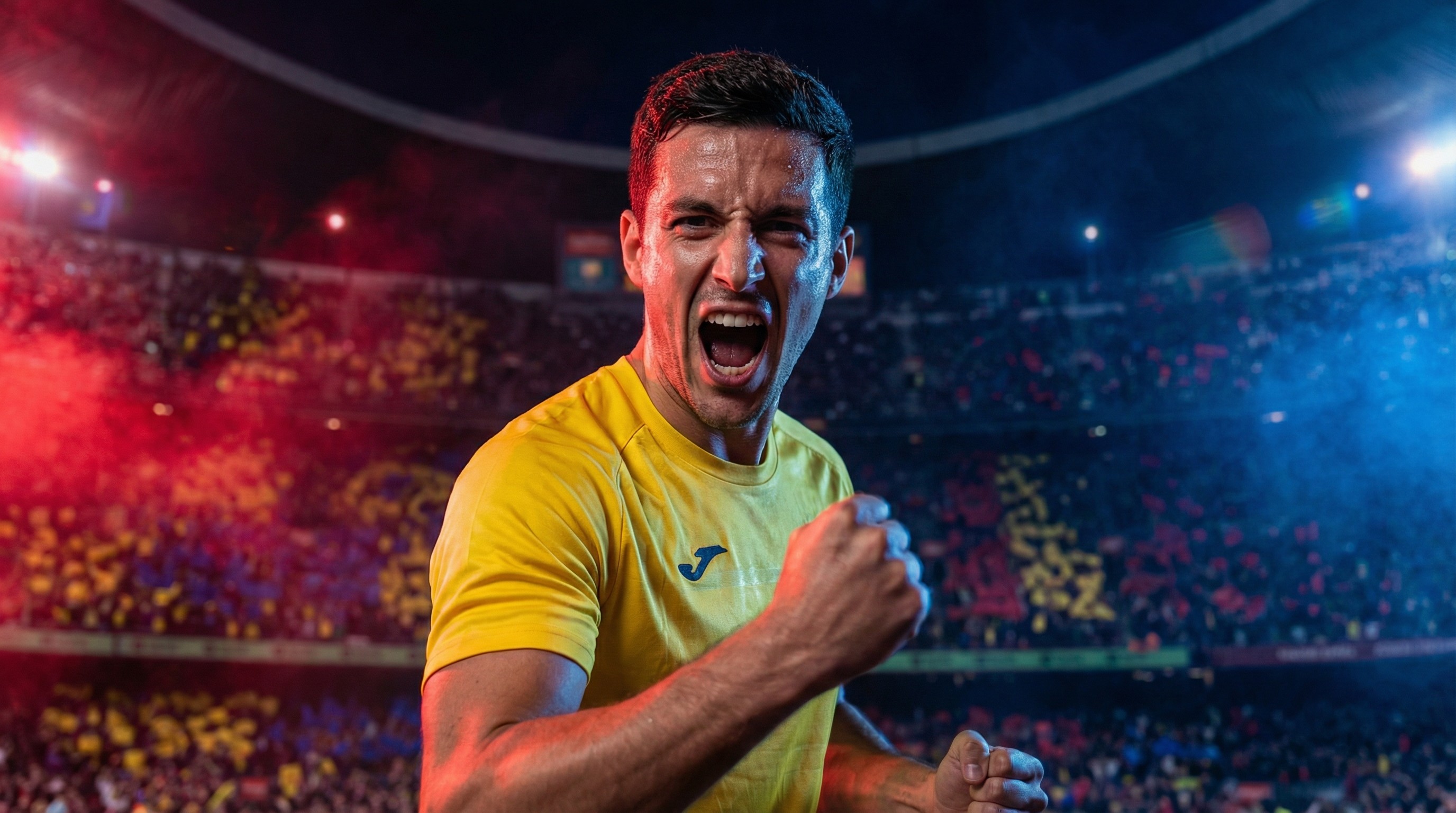 Sport, stadium celebration